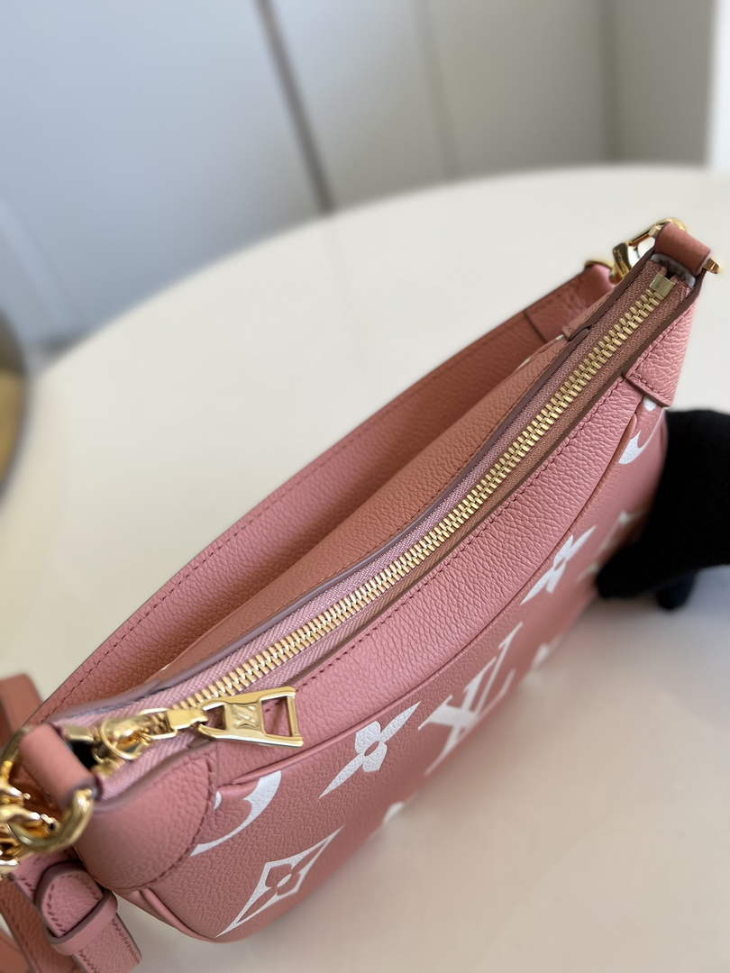 Louis Vuitton M46091 Bagatelle BB Shoulder Bag Leather Pink - 24 x 18 x 7 cm / Pink - View 6
