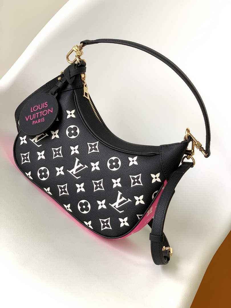Louis Vuitton M46091 Bagatelle BB Shoulder Bag Leather Black