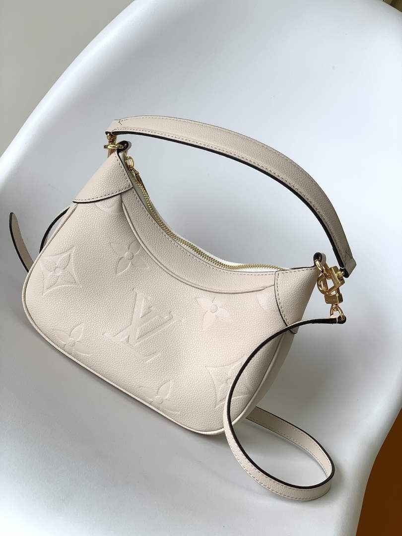 Louis Vuitton M46099 Bagatelle BB Shoulder Bag Leather Beige
