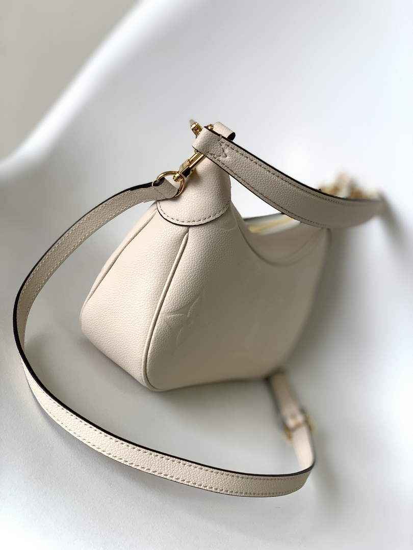 Louis Vuitton M46099 Bagatelle BB Shoulder Bag Leather Beige