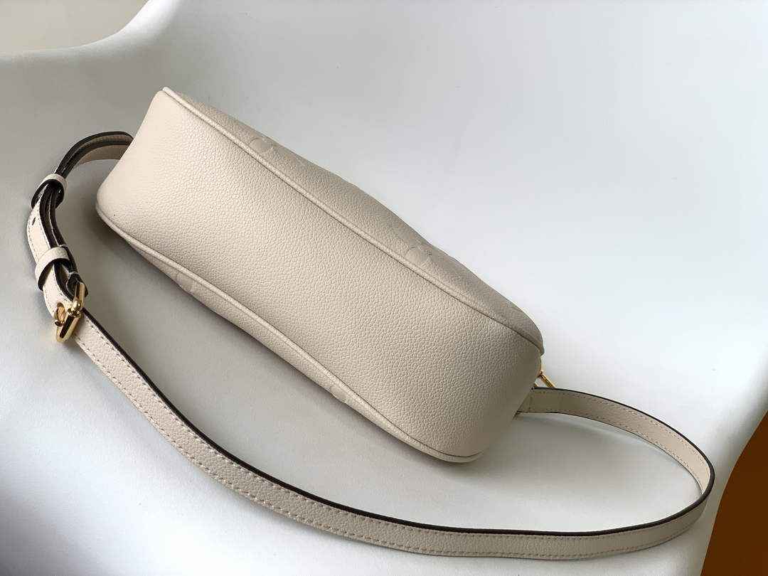 Louis Vuitton M46099 Bagatelle BB Shoulder Bag Leather Beige