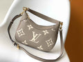 Louis Vuitton M46112 Bagatelle BB Shoulder Bag Leather Gray