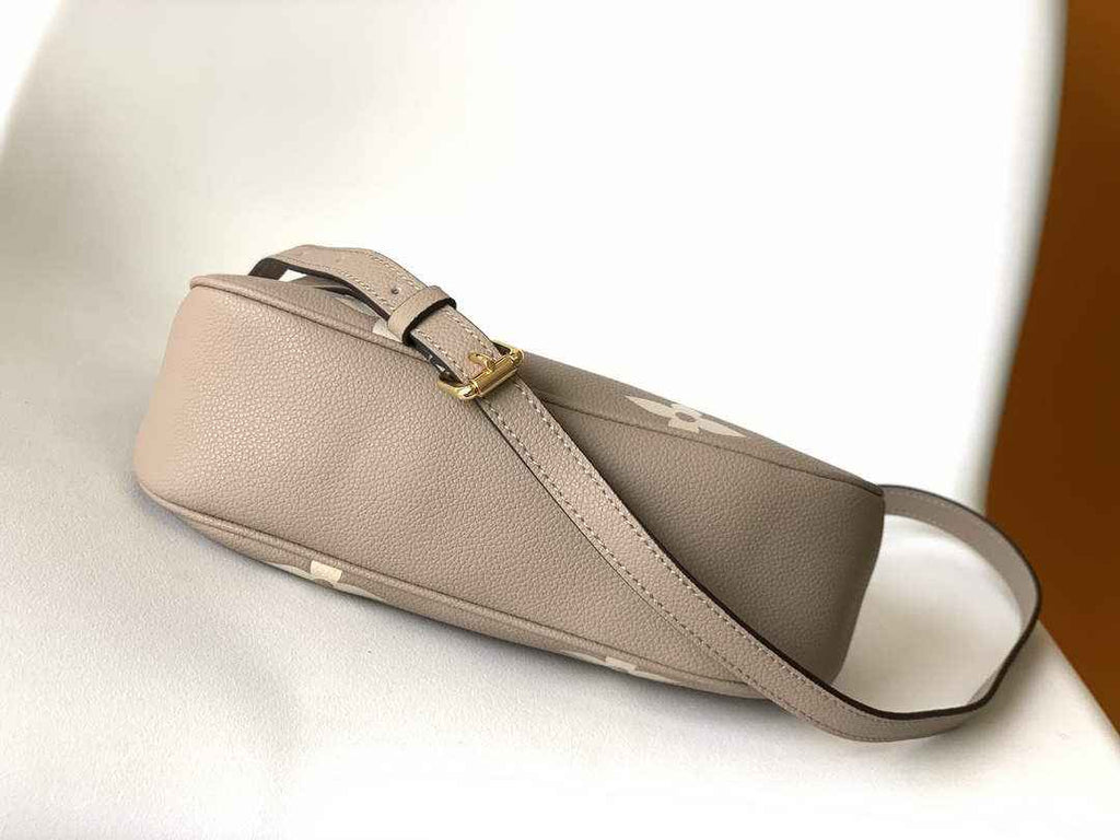 Louis Vuitton M46112 Bagatelle BB Shoulder Bag Leather Gray