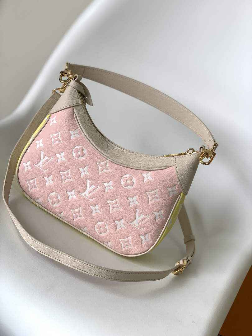 Louis Vuitton M46113 Bagatelle BB Shoulder Bag Leather Pink