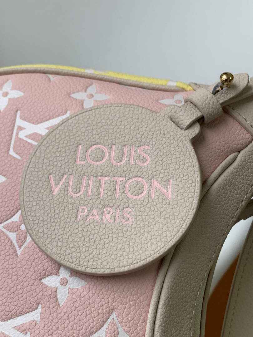 Louis Vuitton M46113 Bagatelle BB Shoulder Bag Leather Pink