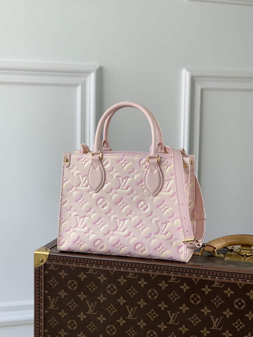 Louis Vuitton M46168 OnTheGo PM Tote Bag Pink - Default Title - View 1