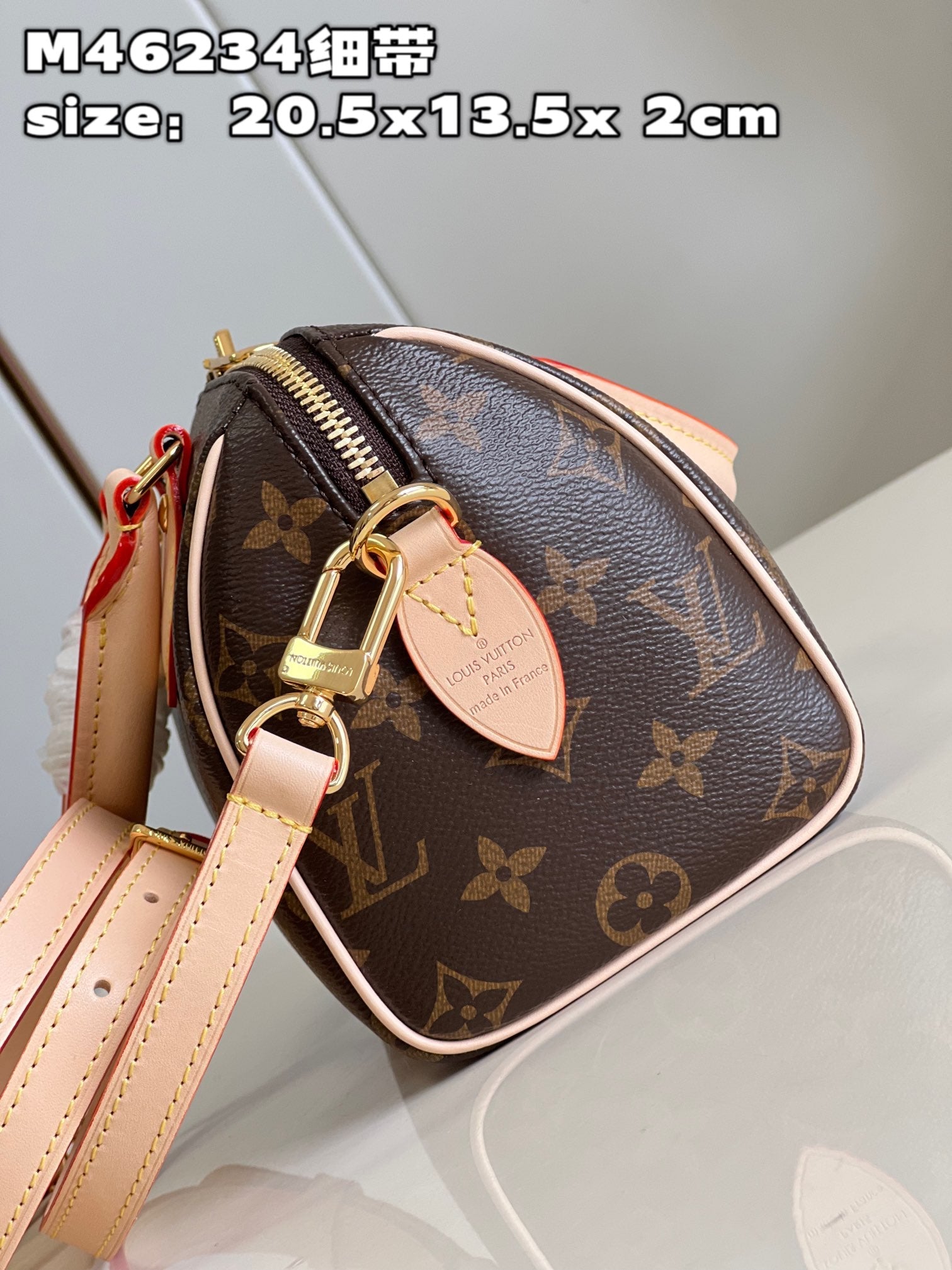 Louis Vuitton M46234 Speedy Bandoulière 20 Bag Monogram Beige