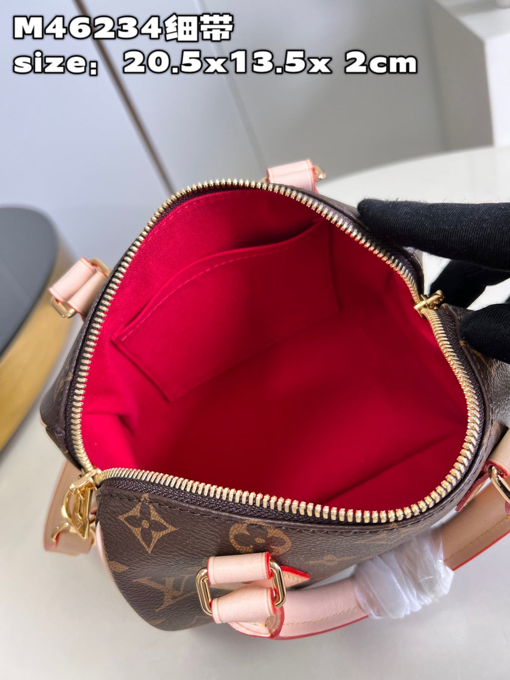 Louis Vuitton M46234 Speedy Bandoulière 20 Bag Monogram Beige