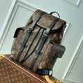 Louis Vuitton M46247 Christopher Backpack PM Monogram Canvas Black