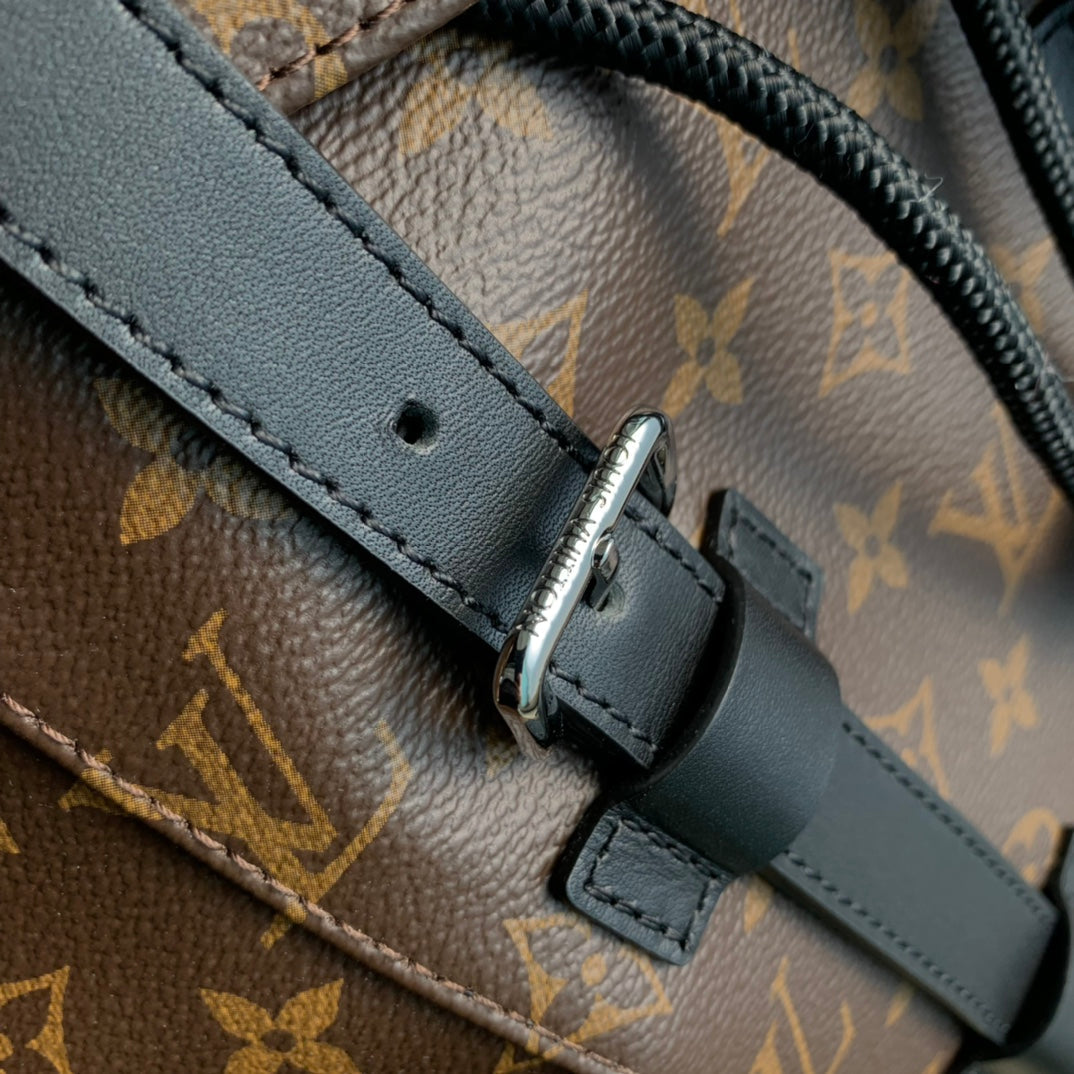 Louis Vuitton M46247 Christopher Backpack PM Monogram Canvas Black