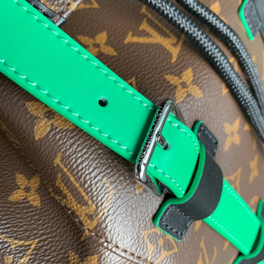 Louis Vuitton M46247 Christopher Backpack PM Monogram Canvas Green