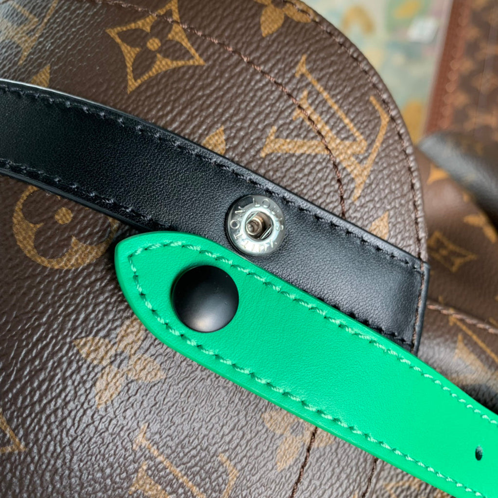 Louis Vuitton M46247 Christopher Backpack PM Monogram Canvas Green