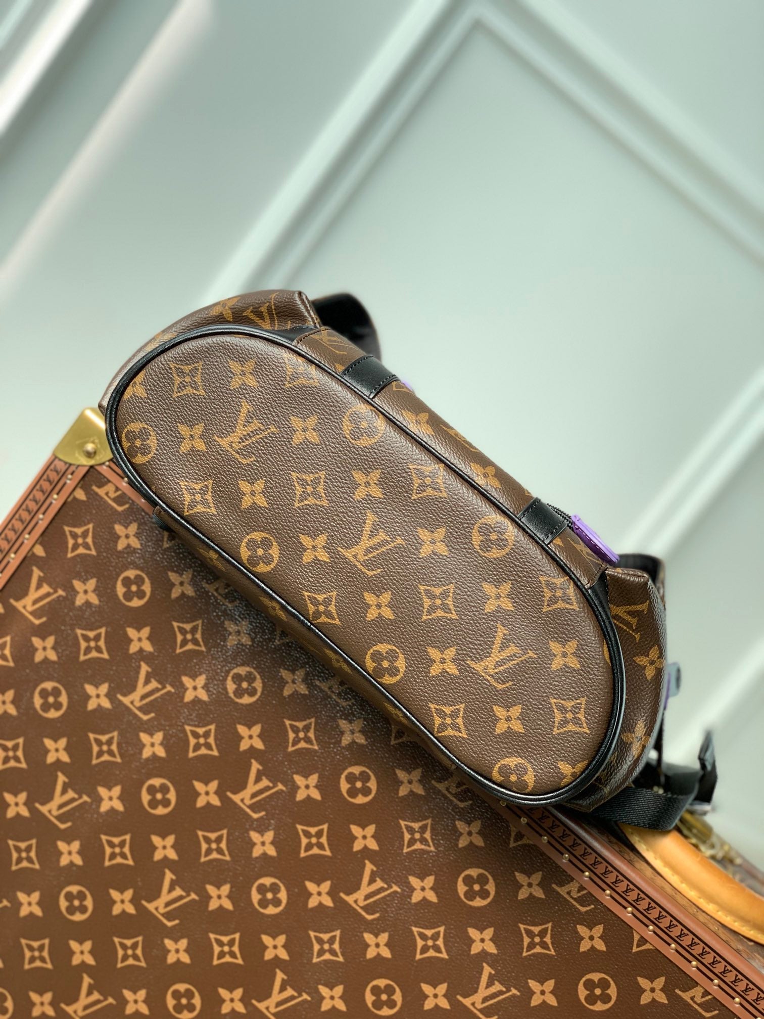 Louis Vuitton M46247 Christopher Backpack PM Monogram Canvas Purple
