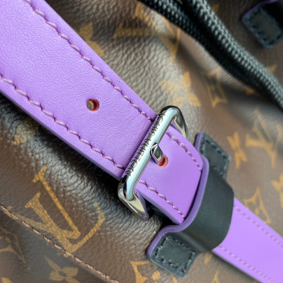 Louis Vuitton M46247 Christopher Backpack PM Monogram Canvas Purple