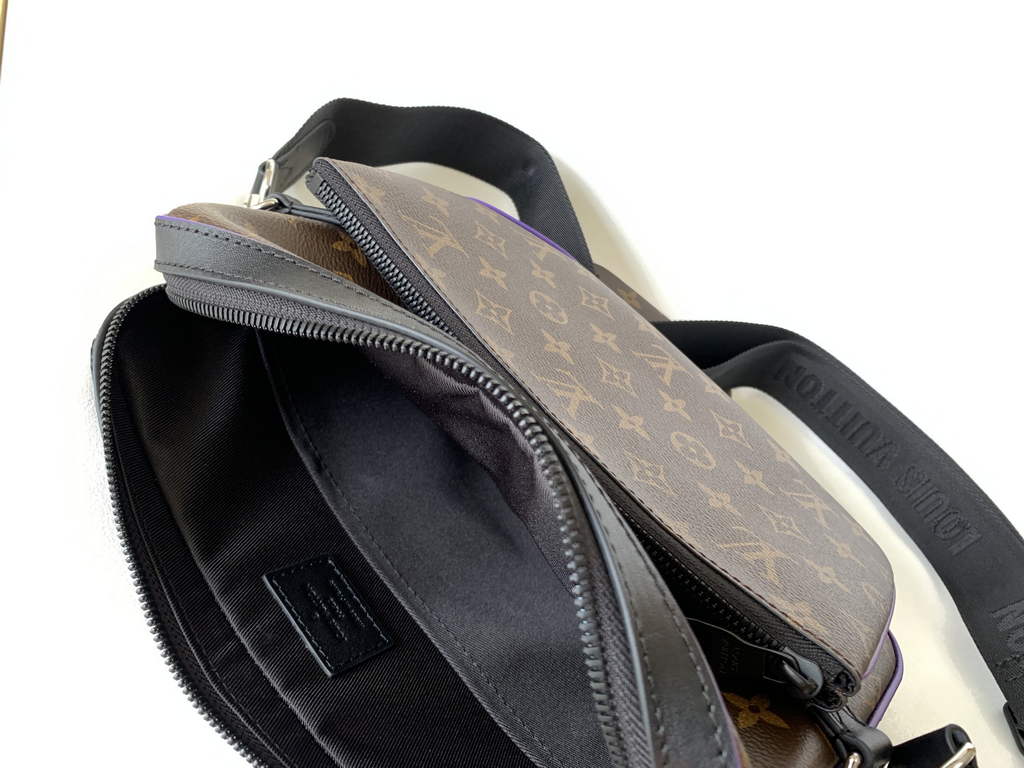 Louis Vuitton M46266 Trio Messenger Monogram Macassar Canvas