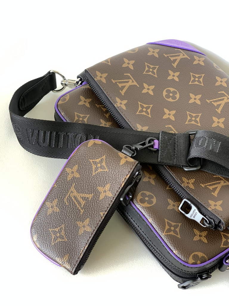Louis Vuitton M46266 Trio Messenger Monogram Macassar Canvas