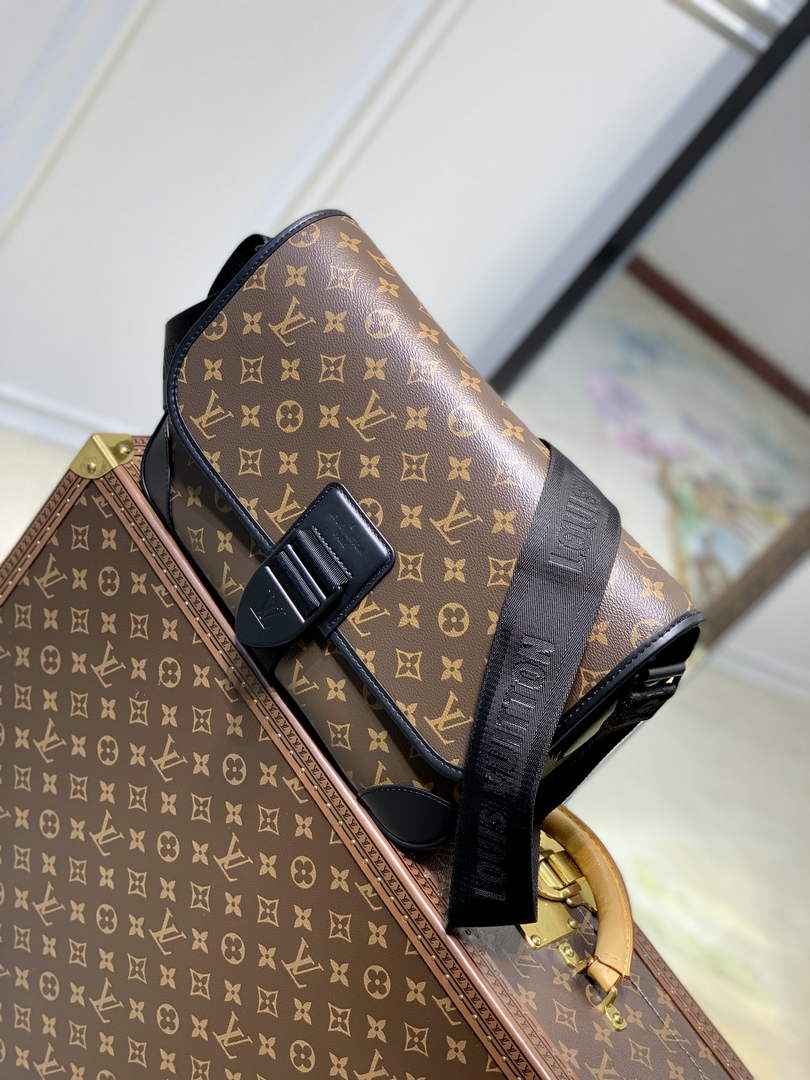 Louis Vuitton M46328 Archy Messenger MM Bag Monogram Canvas