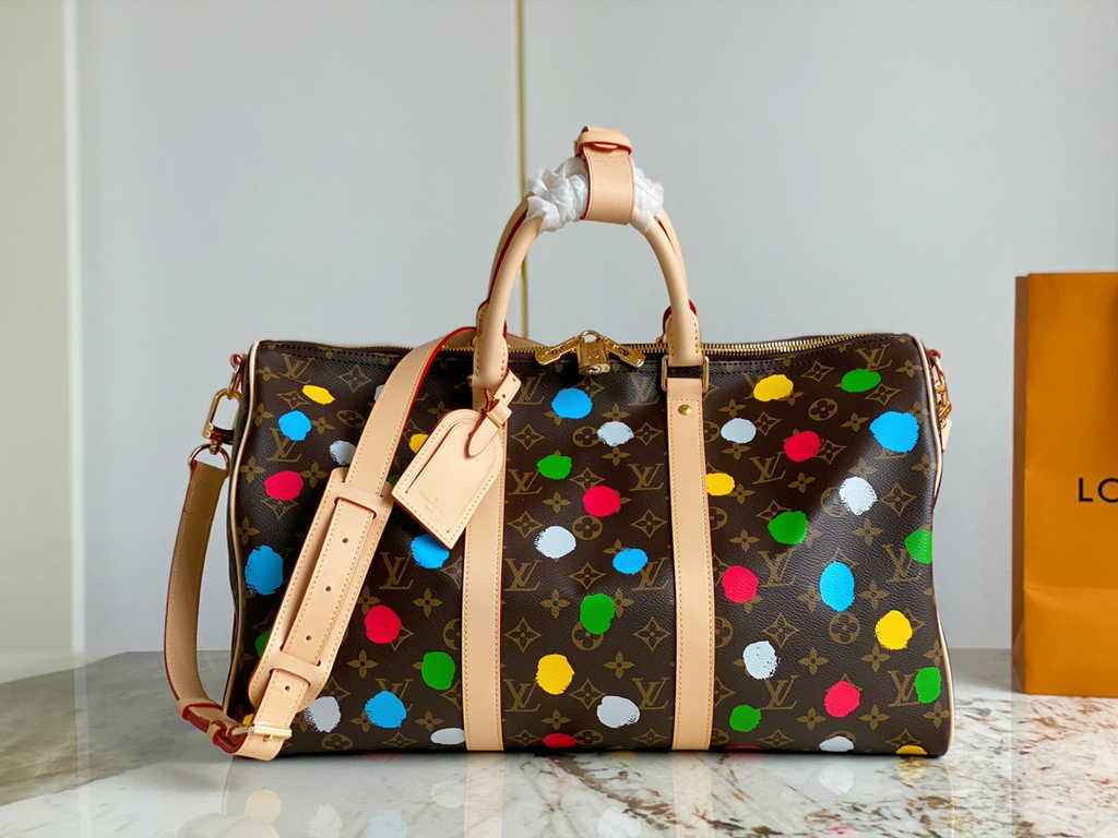 Louis Vuitton M46377 LV x YK Bandoulière Keepall 45 Travel bag Monogram Canvas