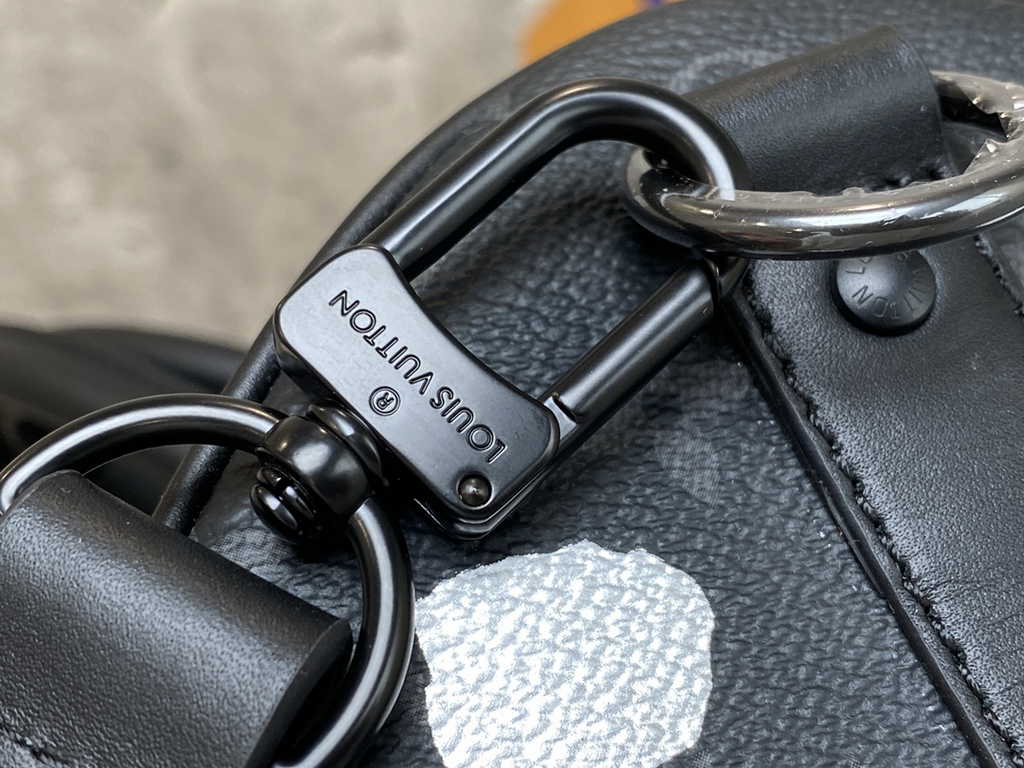 Louis Vuitton M46400 LV x YK Bandoulière Keepall 45 Monogram Eclipse Canvas