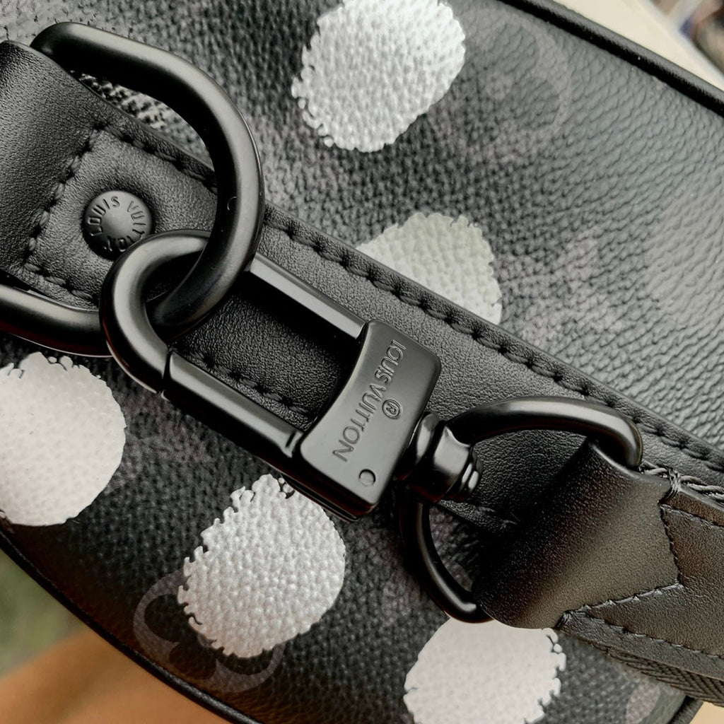Louis Vuitton M46406 LV x YK Bandoulière Keepall 25 Monogram Eclipse Canvas