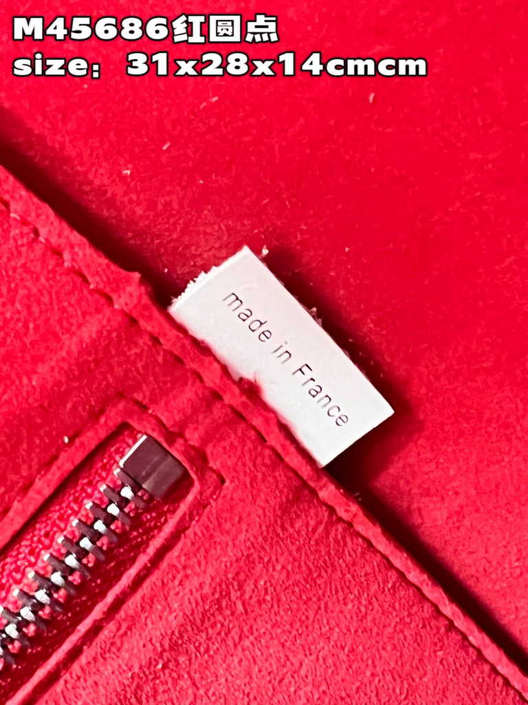 Louis Vuitton M46422 LV x YK Neverfull MM Bag Monogram Red