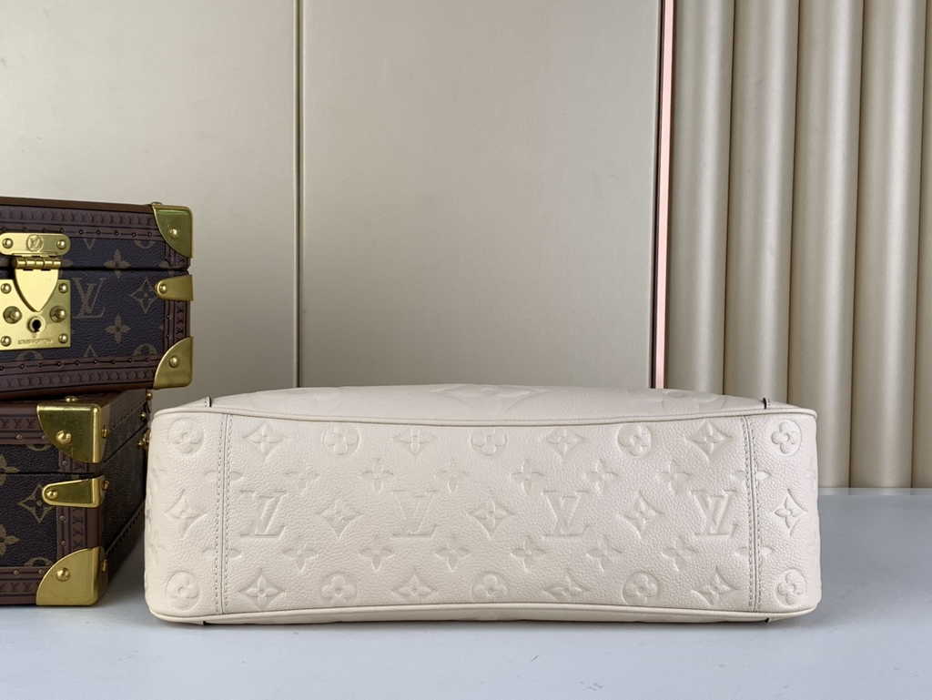 Louis Vuitton M46487 Trianon MM Bag Monogram Leather Beige - Default Title - View 4