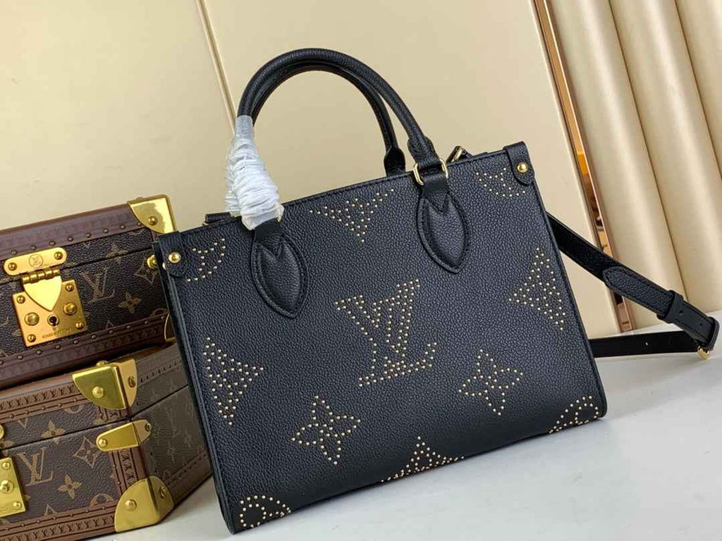 Louis Vuitton M46733 OnTheGo PM Tote Bag Black - Default Title - View 2