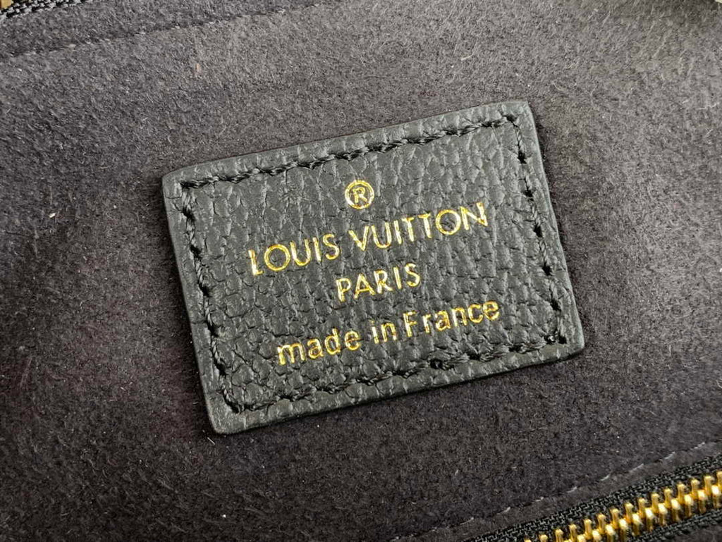 Louis Vuitton M46736 Speedy Bandoulière 25 Monogram Empreinte Leather Black