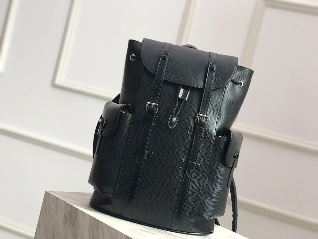 Louis Vuitton M50159 Christopher Backpack MM Cowhide Leather