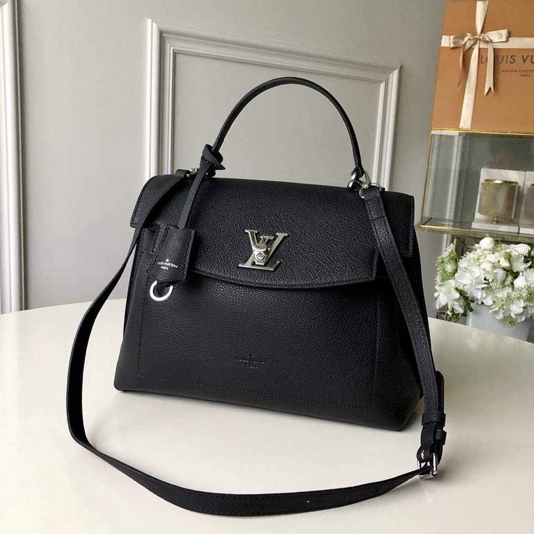 Louis Vuitton M51395 Lockme Ever MM Bag Black