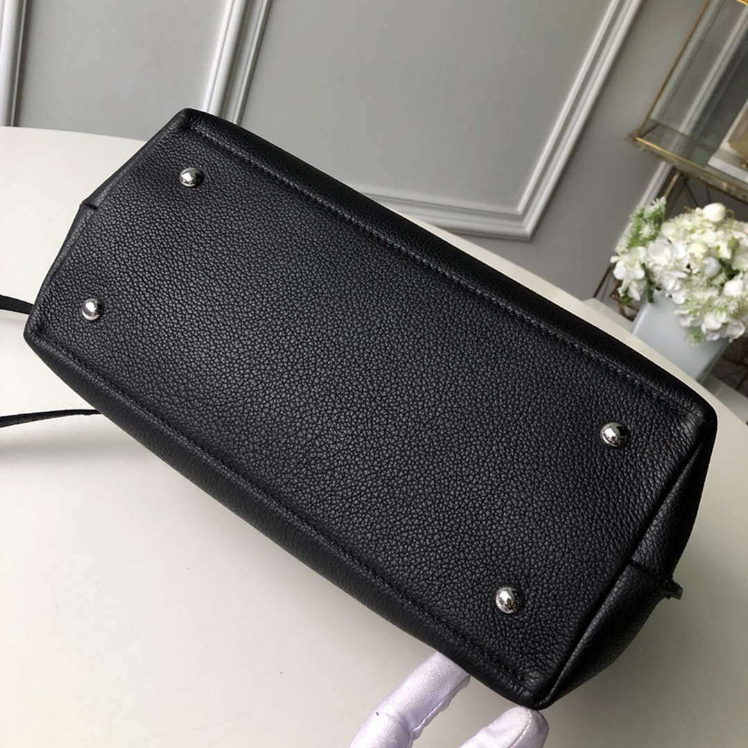 Louis Vuitton M51395 Lockme Ever MM Bag Black - 33.5 x 21.5 x 14.5 cm / Black - View 6
