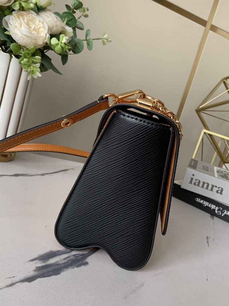 Louis Vuitton M51884 LV M21120 Twist MM Bag Epi Leather Brown