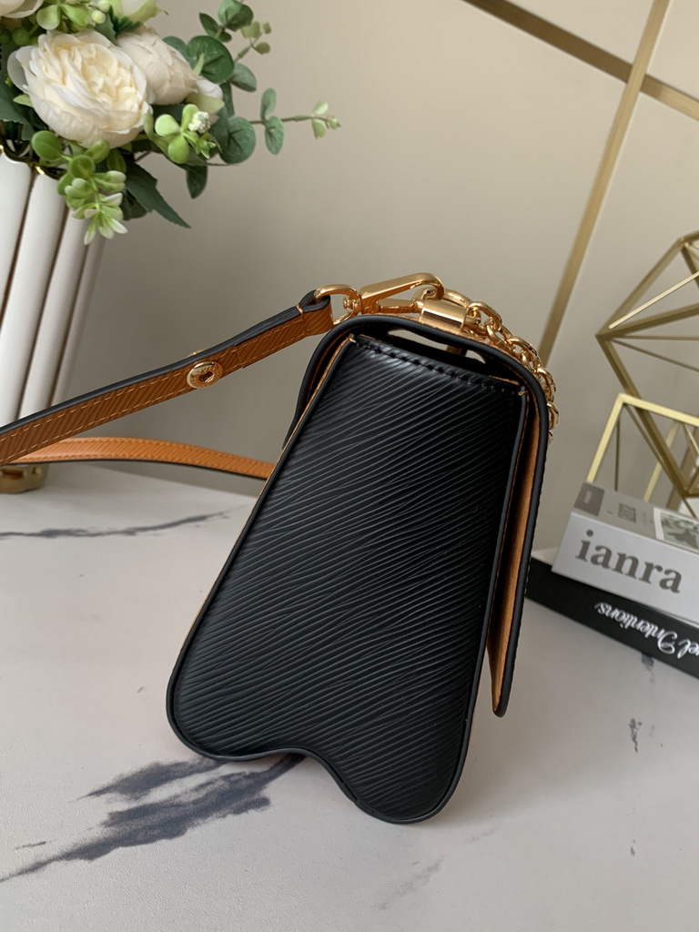 Louis Vuitton M51884 LV M21120 Twist MM Bag Epi Leather Brown - Default Title - View 2