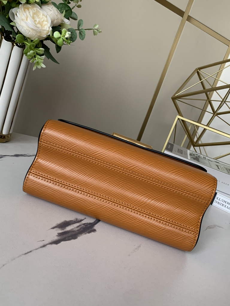 Louis Vuitton M51884 LV M21120 Twist MM Bag Epi Leather Brown - Default Title - View 5