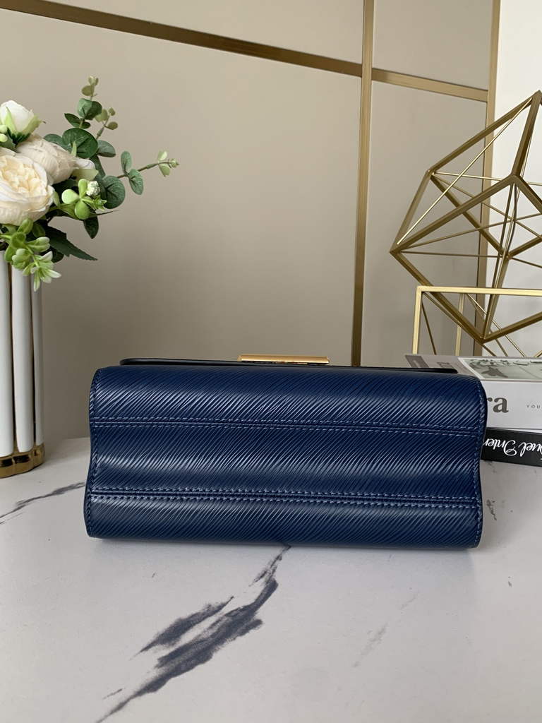 Louis Vuitton M53090 Twist MM Bag Epi Leather Indigo Blue - Default Title - View 5