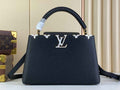Louis Vuitton  M54663 Capucines MM Bag Black Taurillon leather
