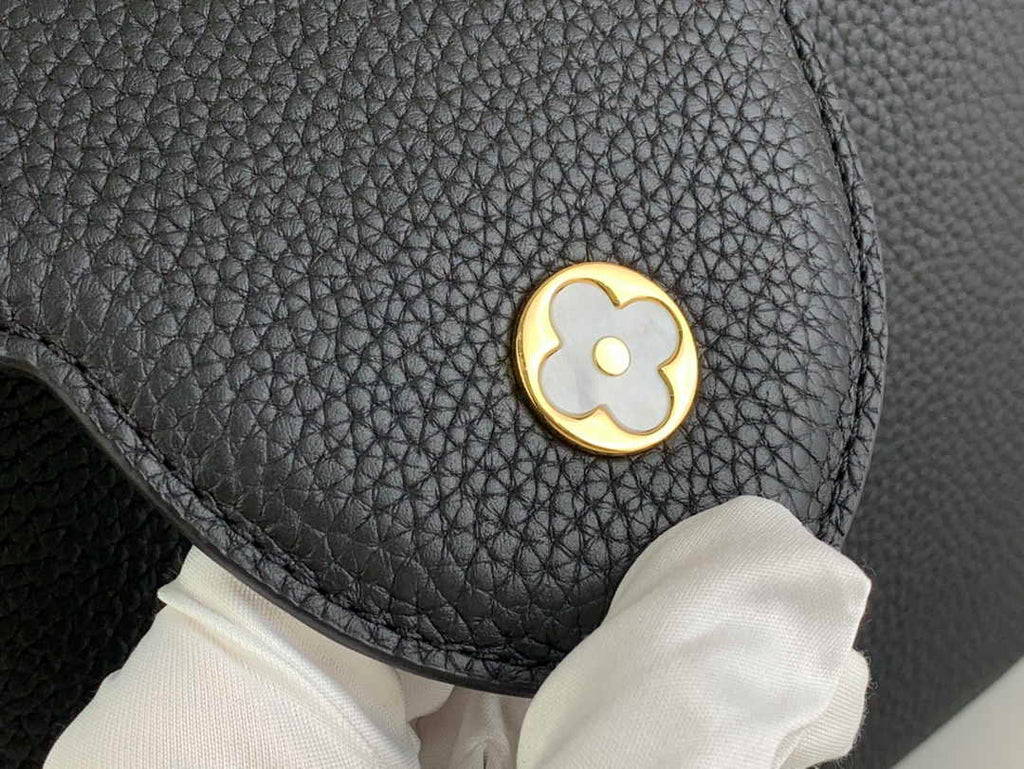 Louis Vuitton  M54663 Capucines MM Bag Black Taurillon leather
