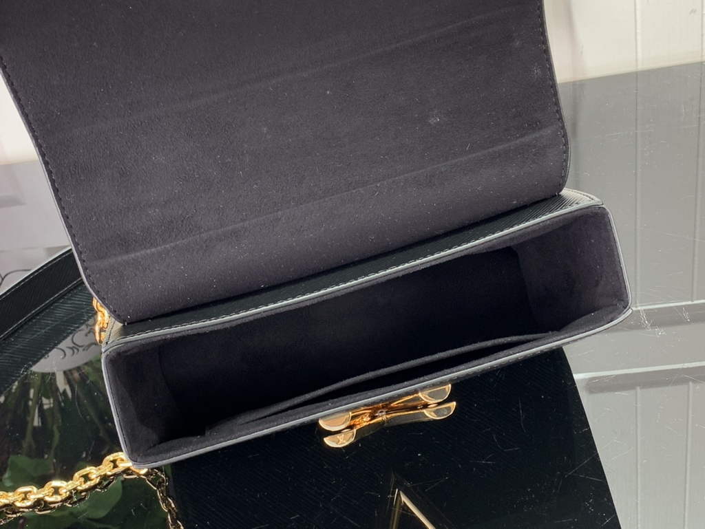 Louis Vuitton M54804 Twist MM Bag Epi Leather Black - Default Title - View 8