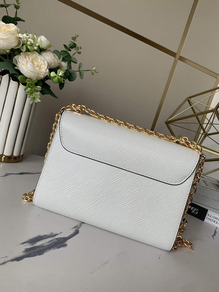 Louis Vuitton M55513 Twist MM Bag Epi Leather White - Default Title - View 2