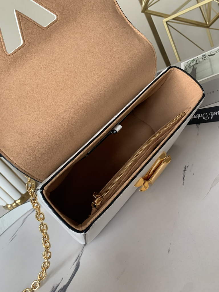 Louis Vuitton M55513 Twist MM Bag Epi Leather White - Default Title - View 8