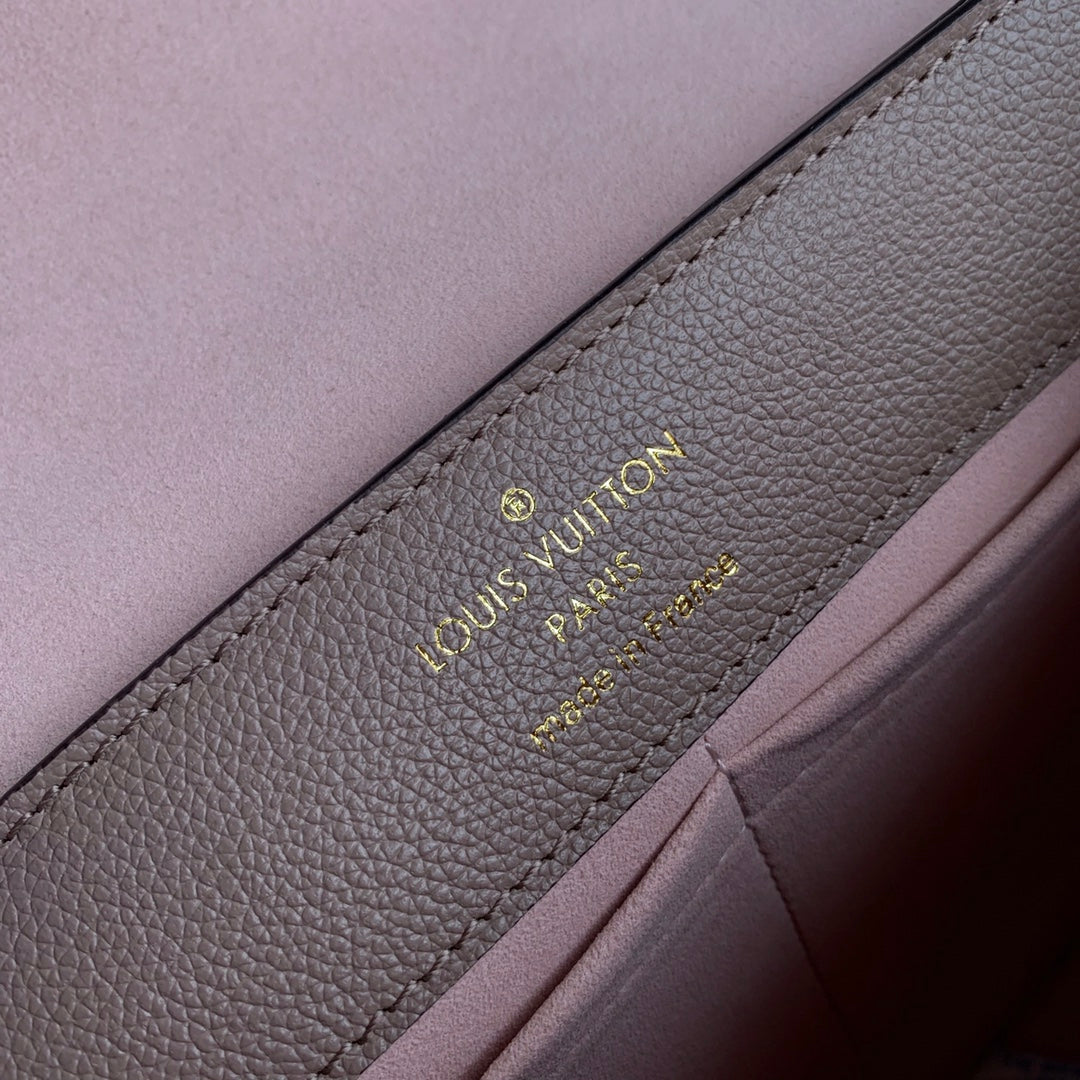 Louis Vuitton M56094 Lockme Ever MM Bag Gray - 33.5 x 21.5 x 14.5 cm / Gray Beige - View 6