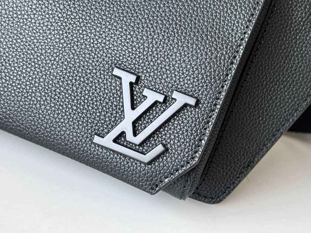 Louis Vuitton M57081 Takeoff Slingbag LV Aerogram Men Black