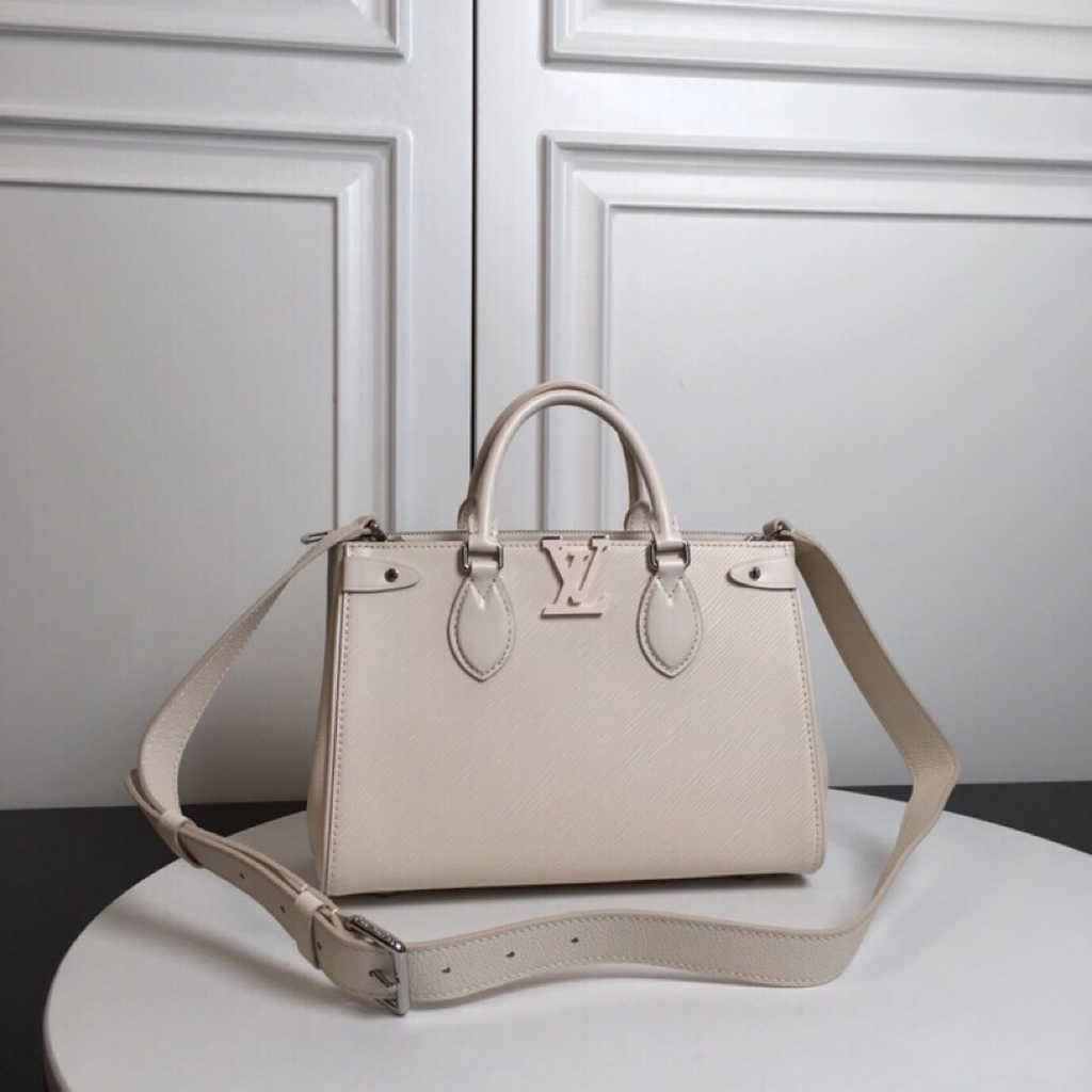 Louis Vuitton M57680 Grenelle Tote PM Epi Beige Leather Handbag