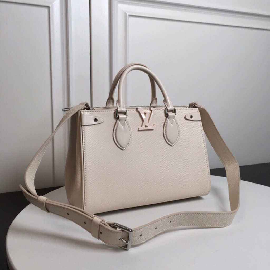Louis Vuitton M57680 Grenelle Tote PM Epi Beige Leather Handbag