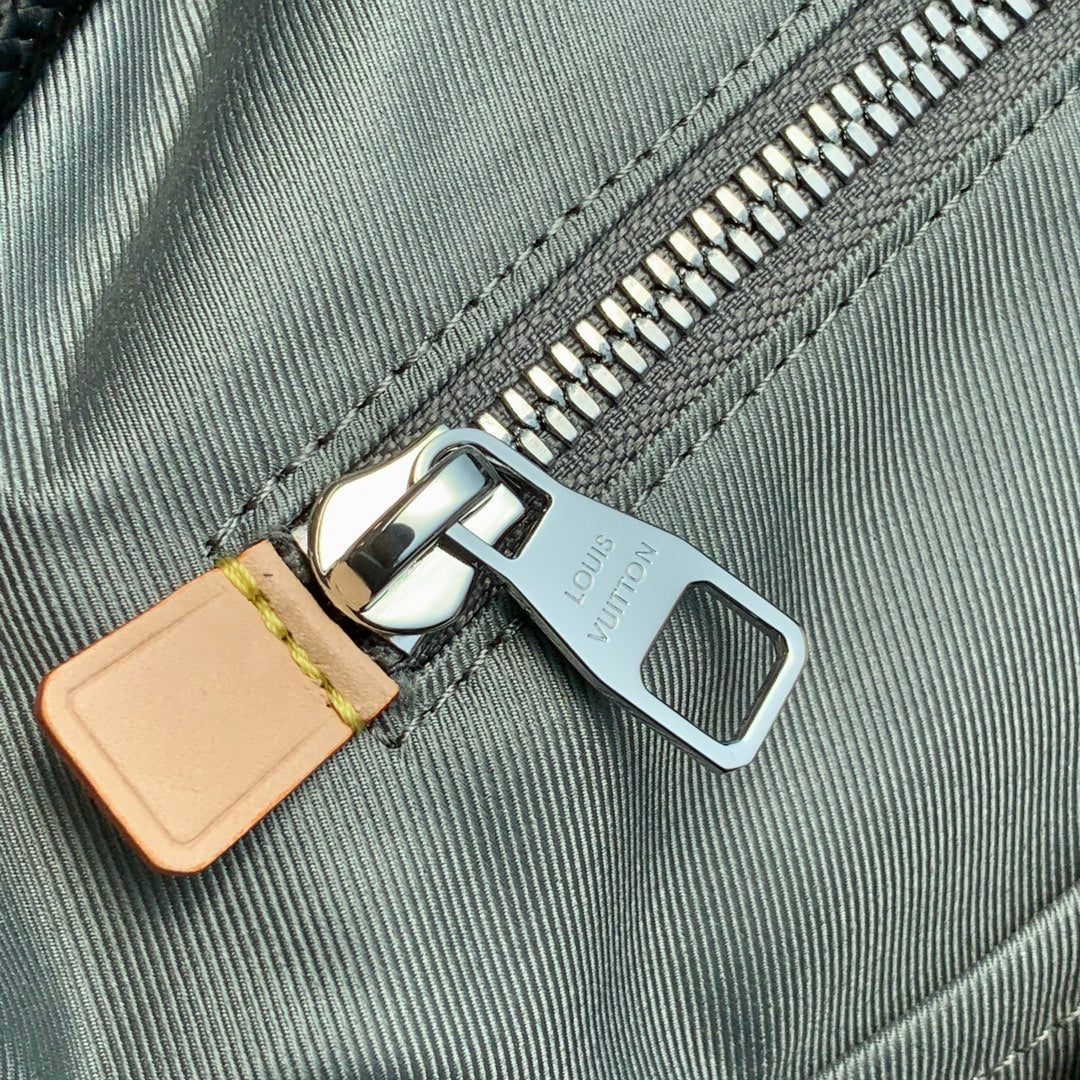 Louis Vuitton M58756 Christopher Backpack MM Leather Silver