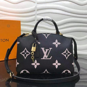 Monogram Leather Black