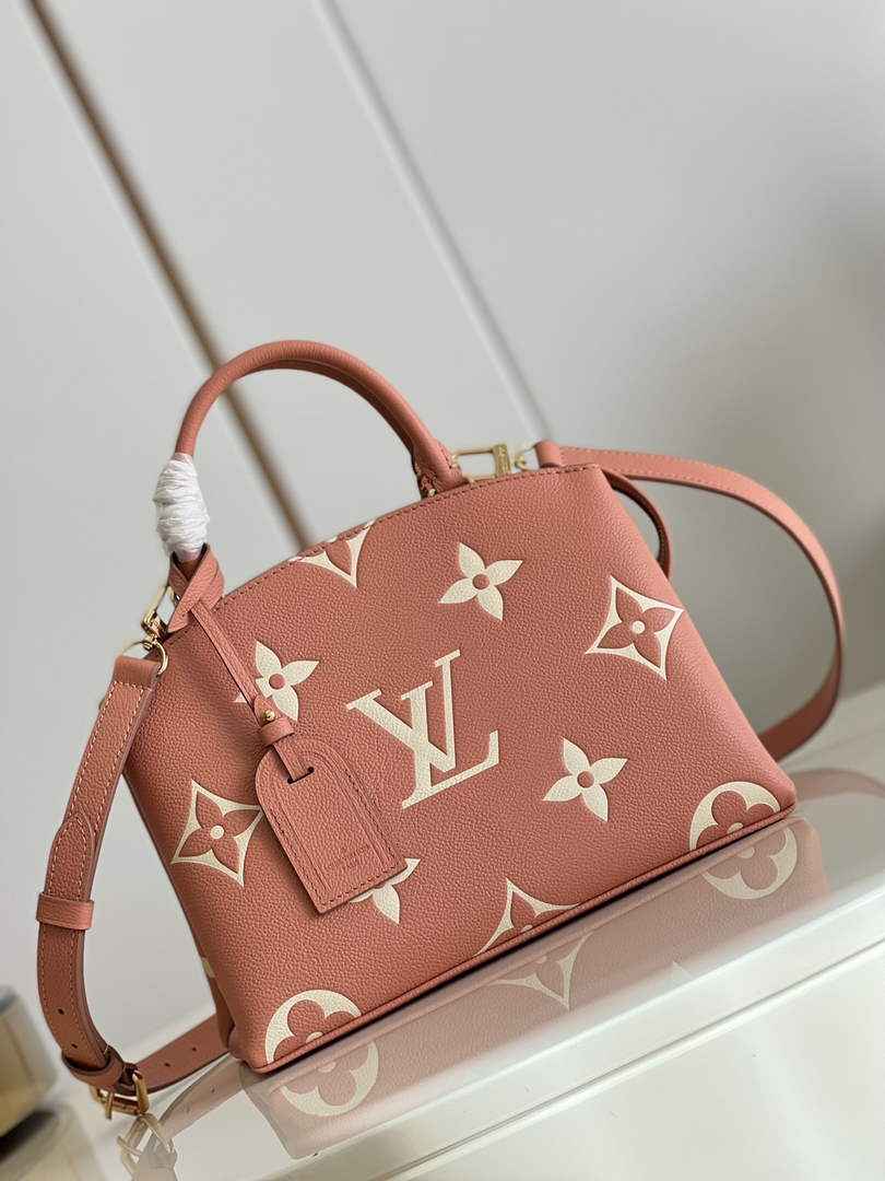 Louis Vuitton M58913 Petit Palais Bicolor Monogram Leather Pink