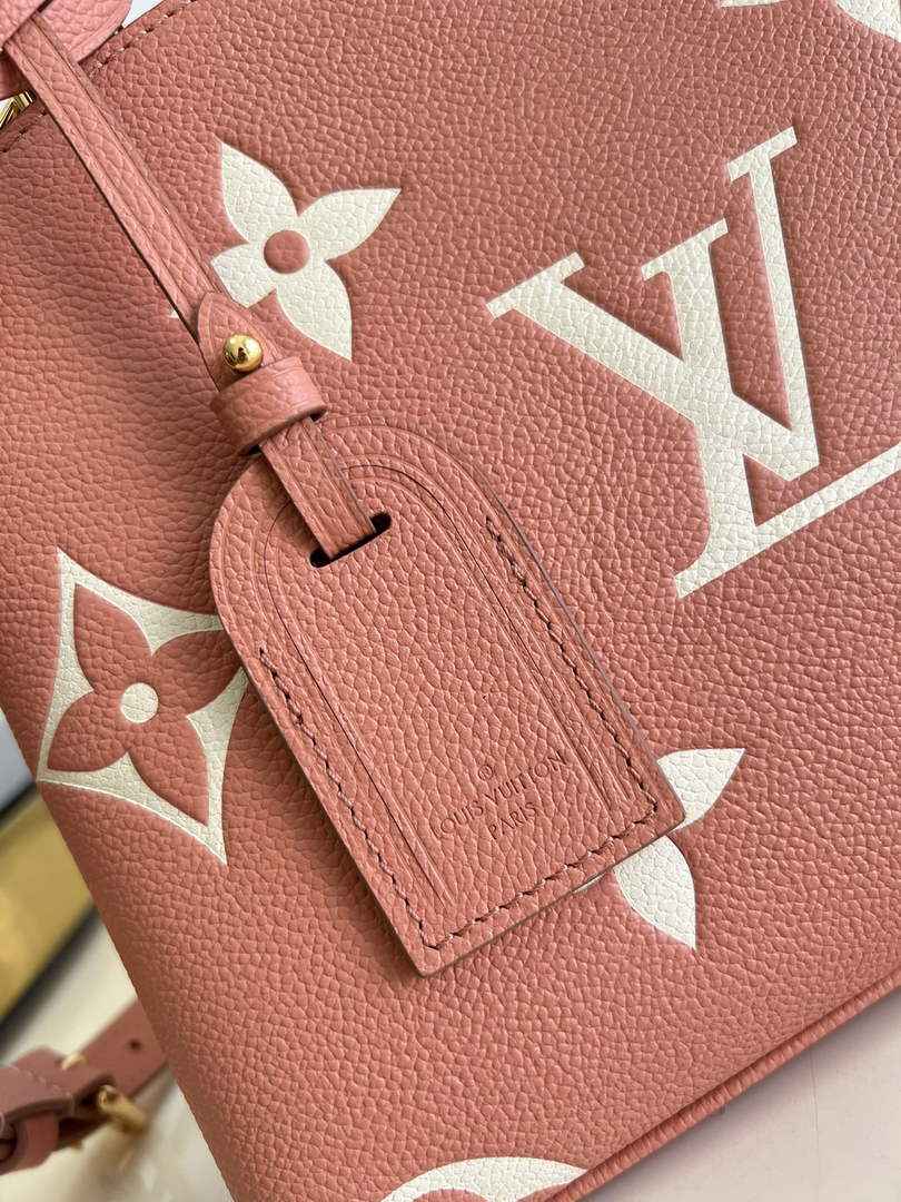 Louis Vuitton M58913 Petit Palais Bicolor Monogram Leather Pink