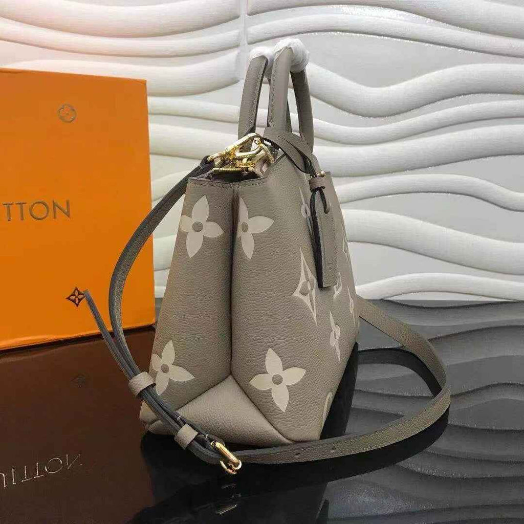 Louis Vuitton M58914 Petit Palais Bicolor Monogram Leather Gray