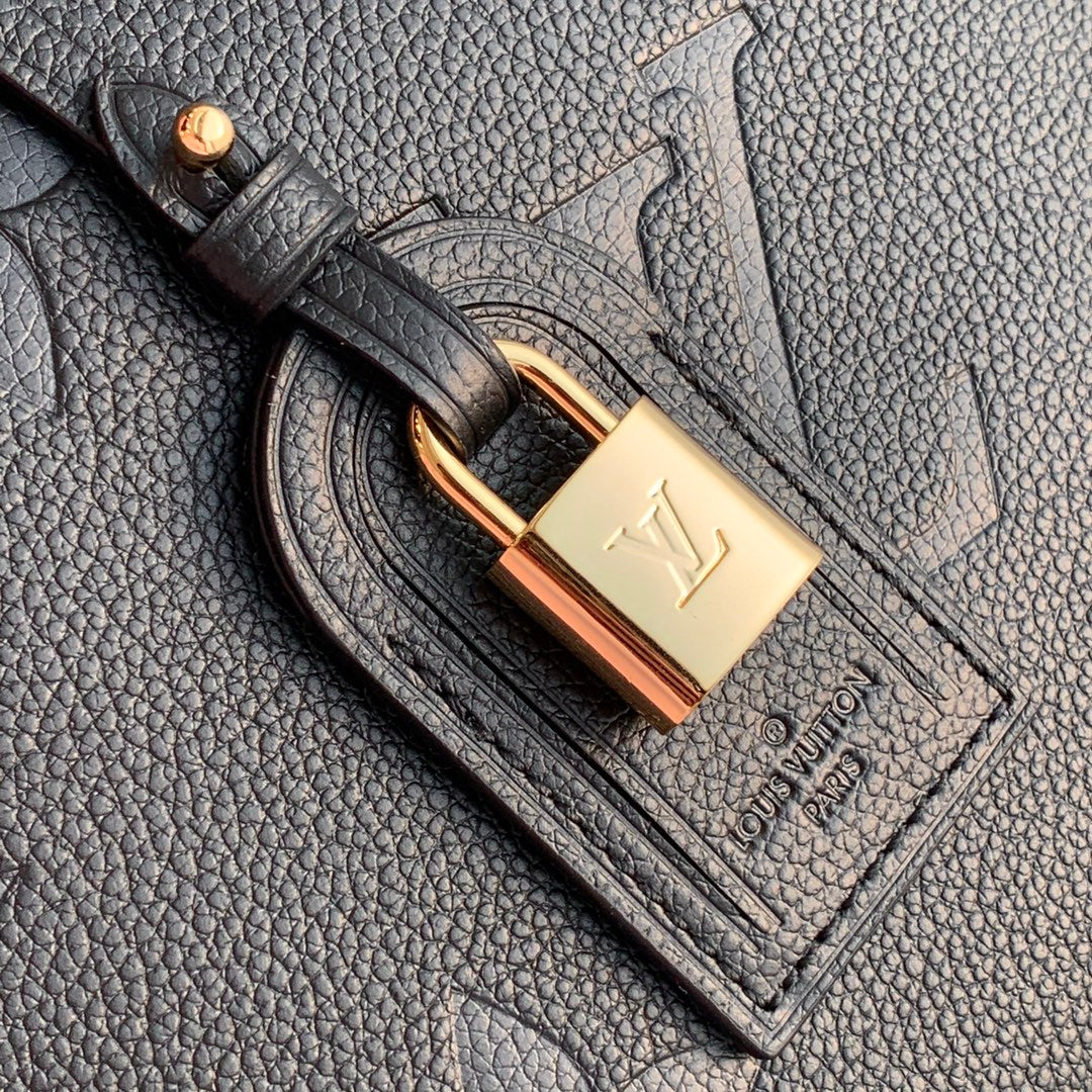 Louis Vuitton M58916 Petit Palais tote bag Monogram Leather Black - 29 x 18 x 12.5 cm / Monogram Leather Black - View 5